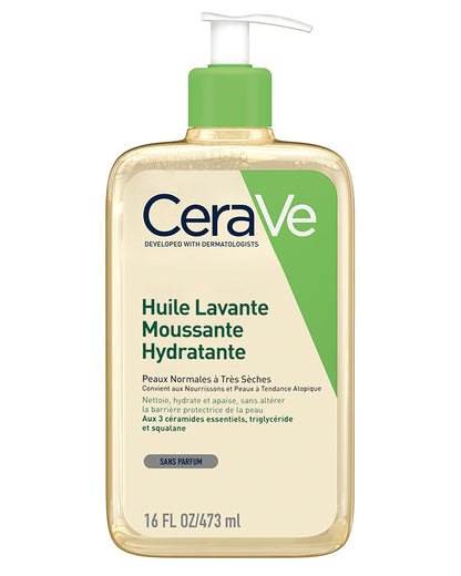 CeraVe Huile Lavante Hydratante – Peaux Sèches & Atopiques