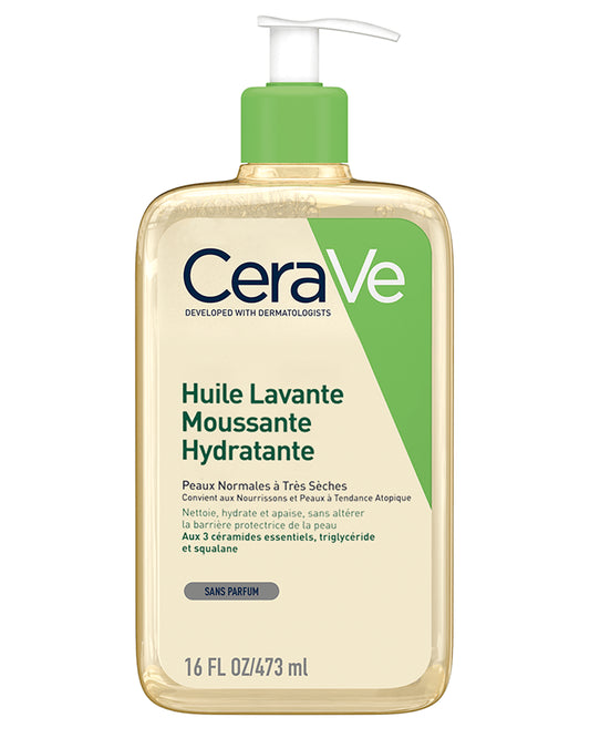 CeraVe Huile Lavante Hydratante – Peaux Sèches & Atopiques