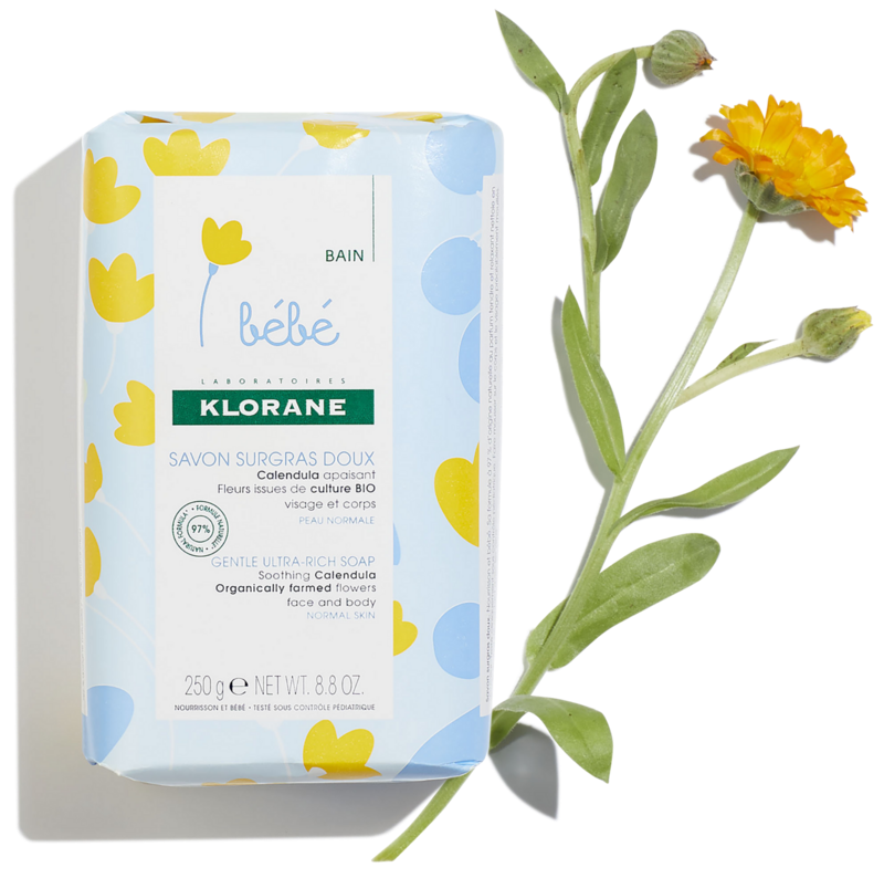 Klorane BB Savon Surgras 250g – Nettoyant Doux Peaux Sensibles