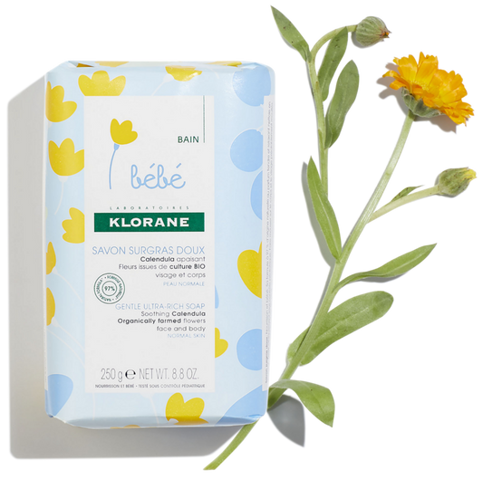 Klorane BB Savon Surgras 250g – Nettoyant Doux Peaux Sensibles