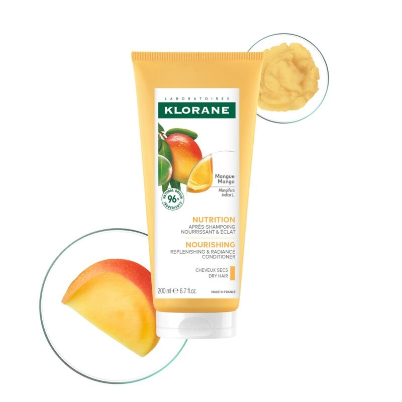 Klorane Baume Mangue 200ml – Nutrition Intense Cheveux Secs