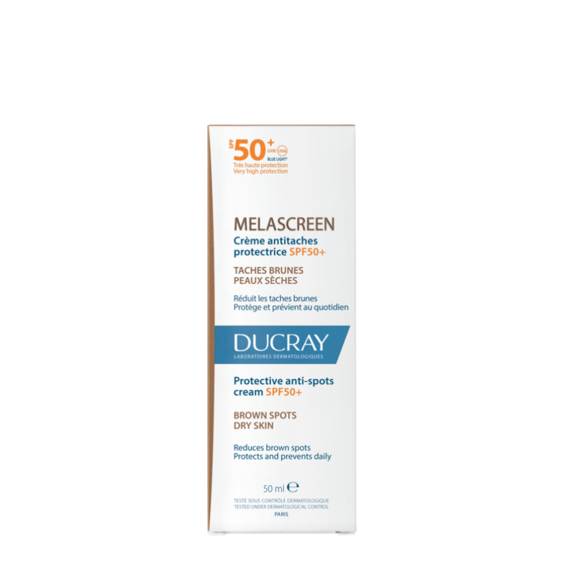 Ducray Melascreen Crème Protectrice SPF 50+ 50ml – Haute Protection Anti-taches