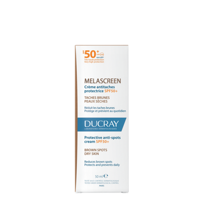 Ducray Melascreen Crème Protectrice SPF 50+ 50ml – Haute Protection Anti-taches