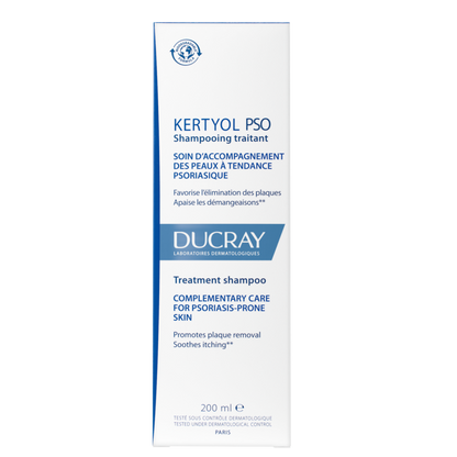 Ducray Kertyol P.S.O Shampooing 200ml – Soin Cuir Chevelu Squameux
