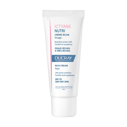 Ducray Ictyane Nutri Crème 40ml – Nutrition Intense Peaux Sèches