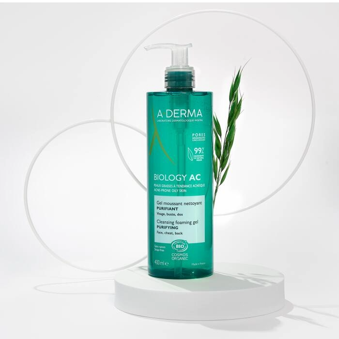 A-Derma Phys-AC Gel Moussant Bio 200ml – Nettoyant Purifiant Doux