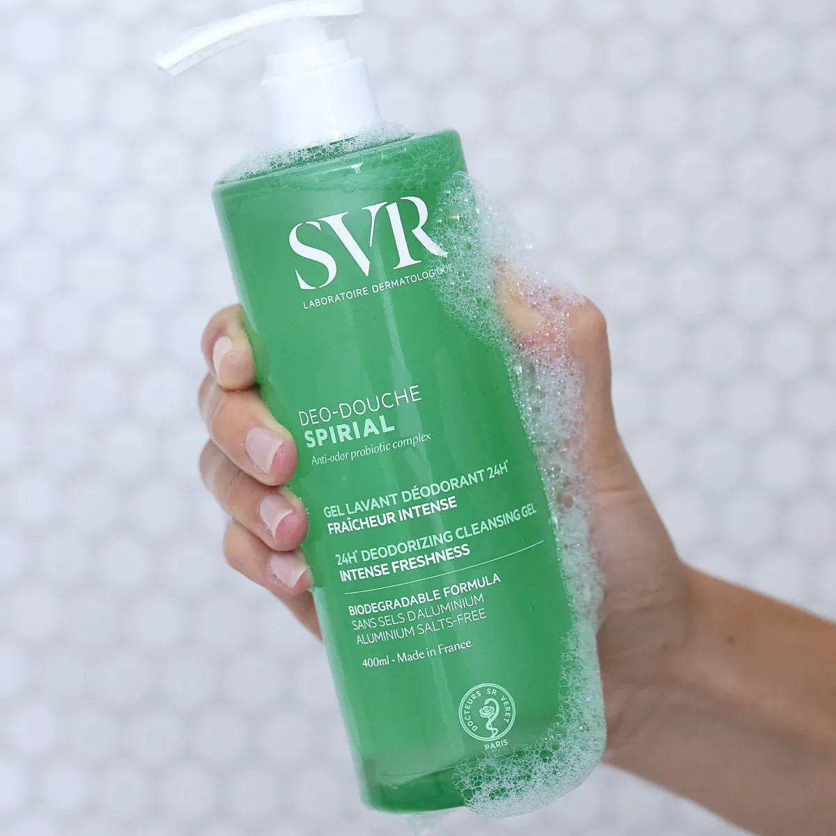 SVR Spirial Déo Douche 200 ml – Gel Nettoyant Fraîcheur