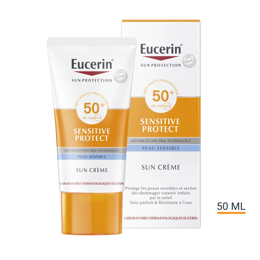Eucerin Écran Crème SPF50+ Visage Sensitive Protect 50ML