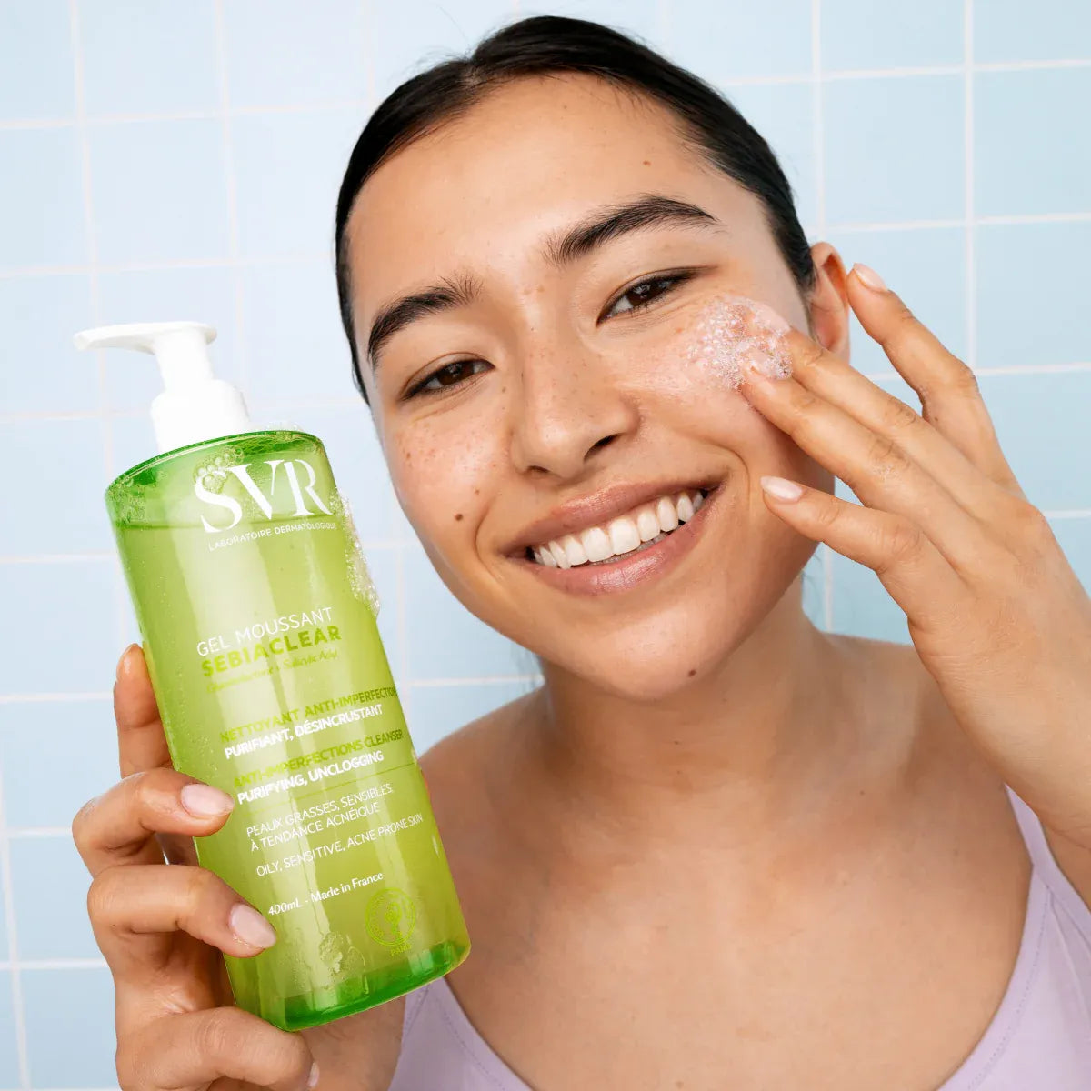 SVR Sebiaclear Gel Moussant 200 ml – Nettoyant Purifiant