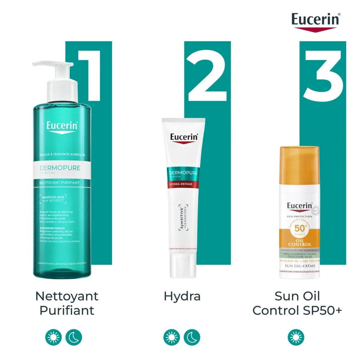 Eucerin DermoPure Crème Hydratante Compensatrice Apaisante 40ml