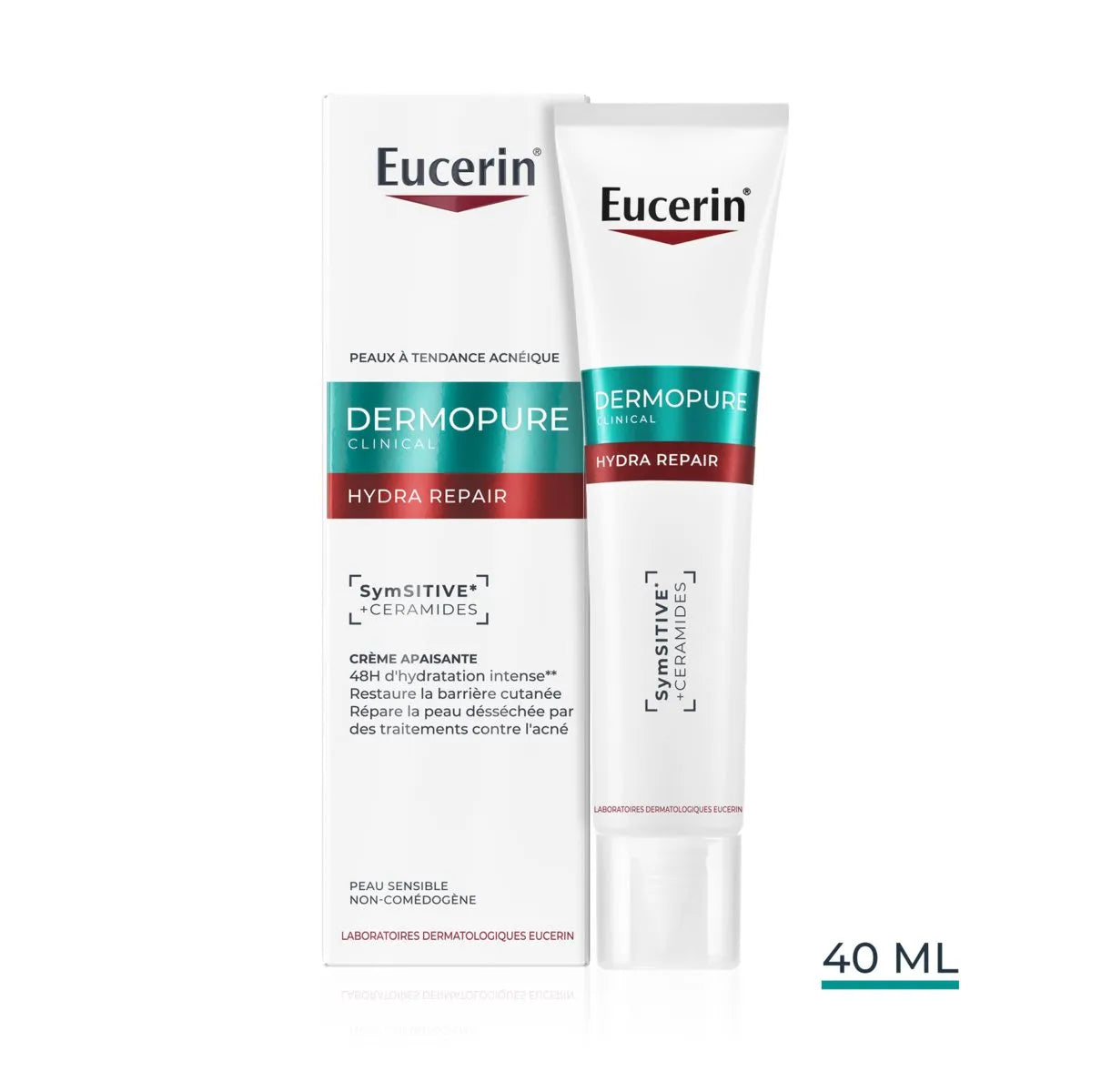 Eucerin DermoPure Crème Hydratante Compensatrice Apaisante 40ml