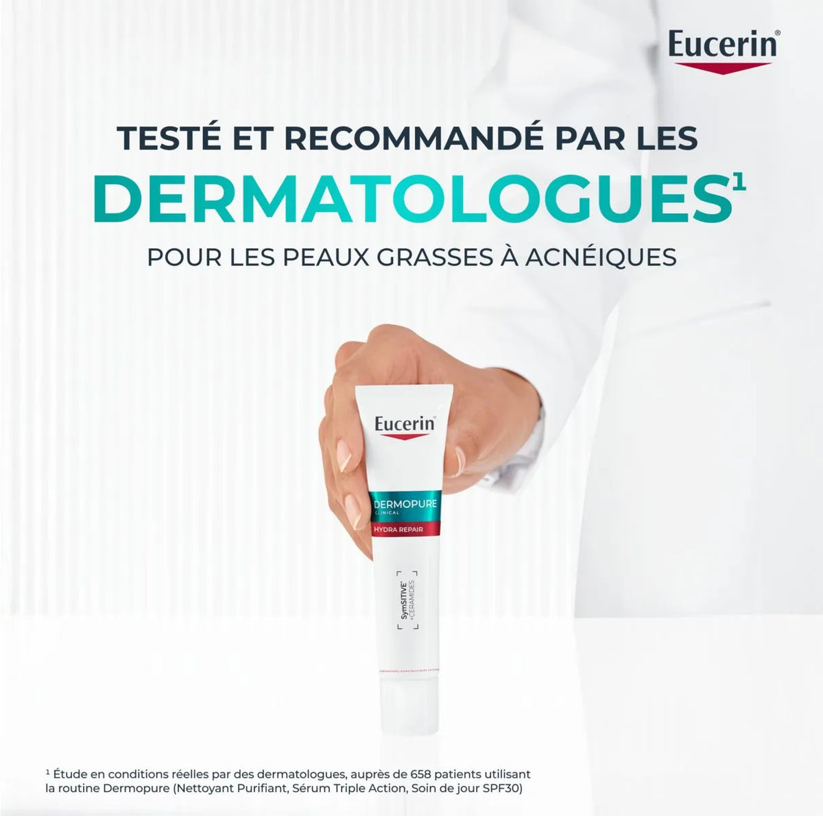 Eucerin DermoPure Crème Hydratante Compensatrice Apaisante 40ml