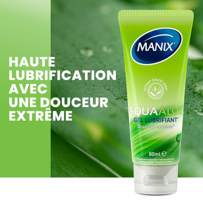 MANIX Gel Lubrifiant Aqua Aloe 80 ml