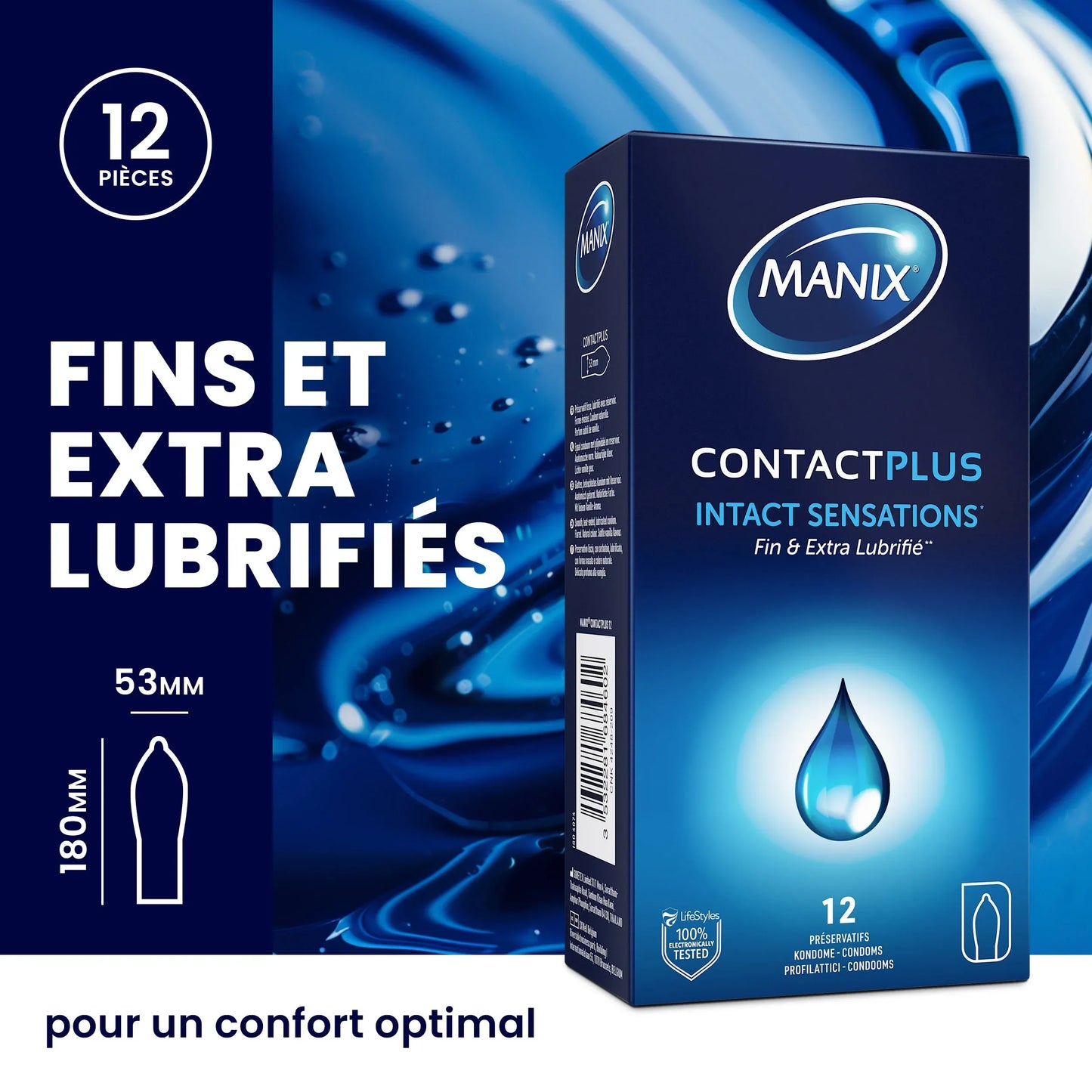 MANIX Contact Plus Boîte de 2