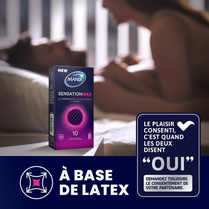 MANIX Sensation Max Boîte de 10