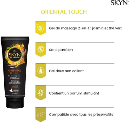 SKYN Gel 2 en 1 Massage Lubrifiant Oriental Touch 200 ml