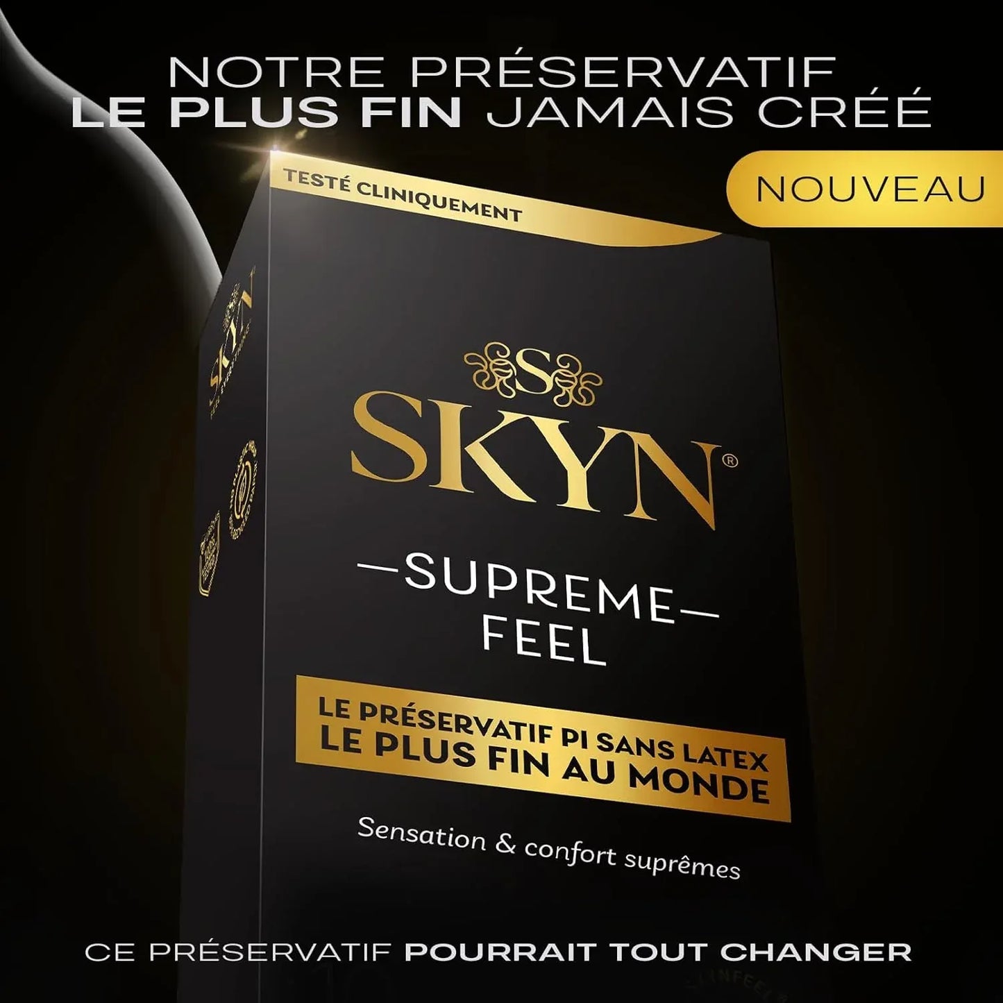 SKYN Supreme Feel Préservatifs Sans Latex – Boîte de 10