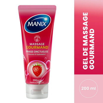 MANIX Gel Massage Gourmand Flacon 200 ml