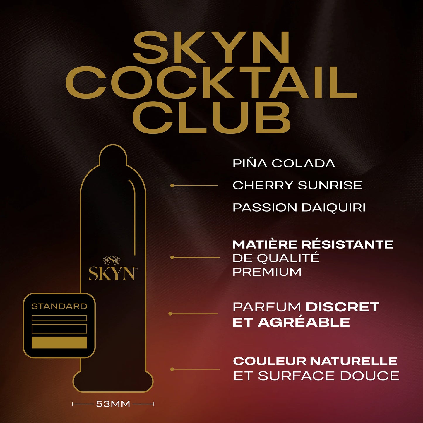 SKYN Préservatifs Cocktail Club X9