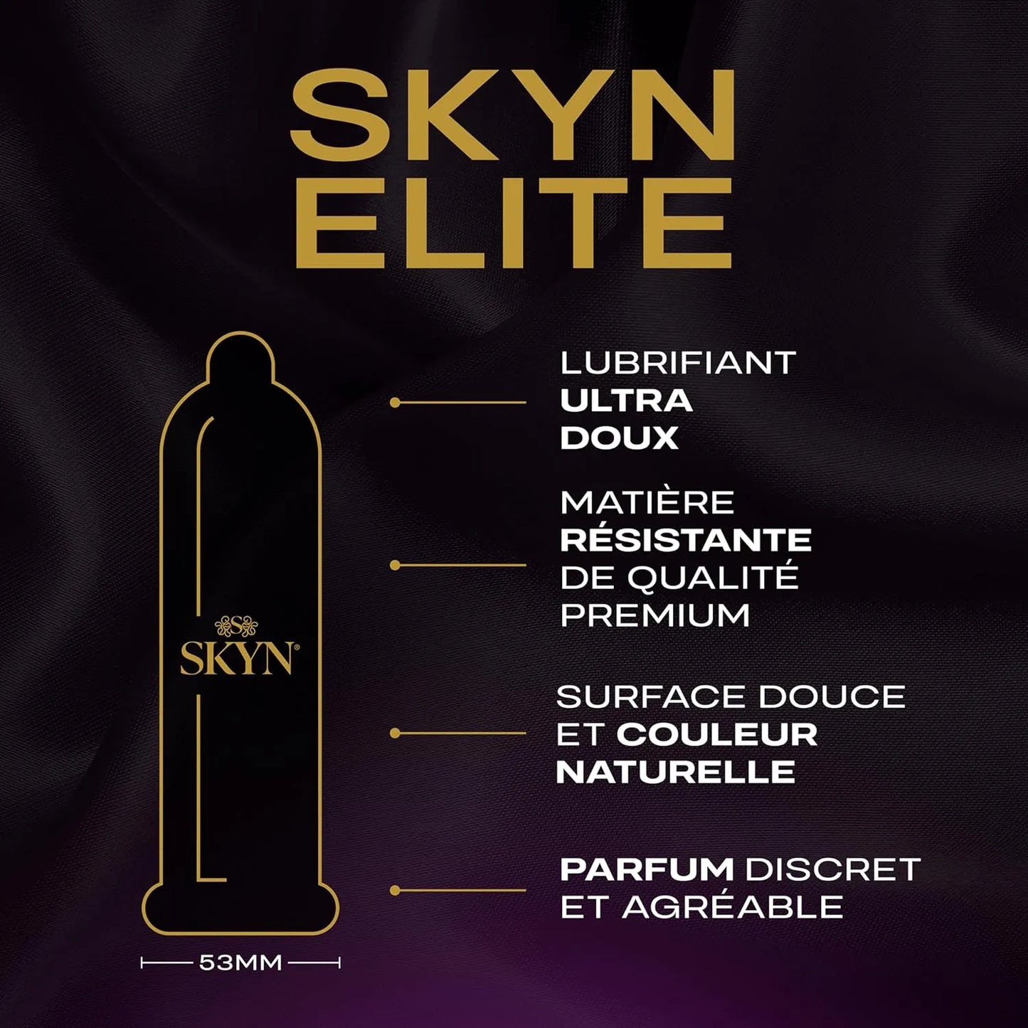 SKYN Elite Préservatifs Ultra Fine & Ultra Doux Sans Latex – Boîte de 10