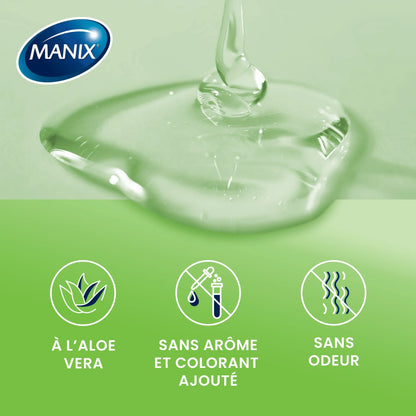 MANIX Gel Lubrifiant Aqua Aloe 80 ml