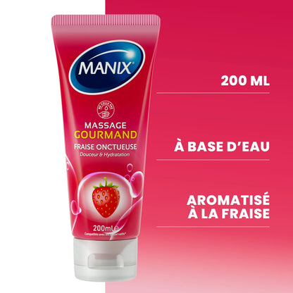 MANIX Gel Massage Gourmand Flacon 200 ml