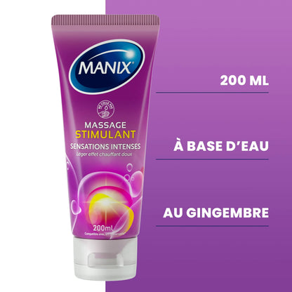 MANIX Gel Massage Stimulant Flacon 200 ml