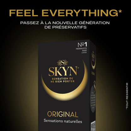 SKYN Original Préservatifs Sans Latex – Boîte de 10