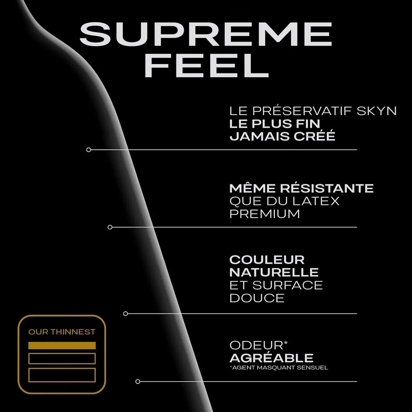 SKYN Supreme Feel Préservatifs Sans Latex – Boîte de 10