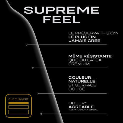 SKYN Supreme Feel Préservatifs Sans Latex – Boîte de 10