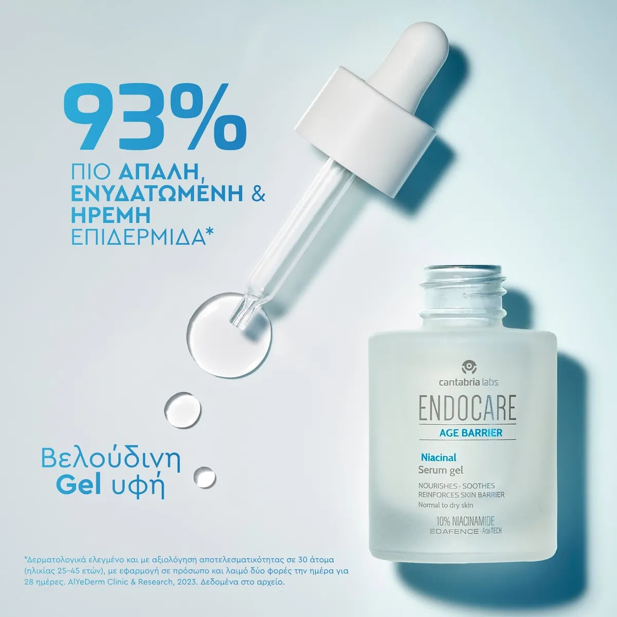 Cantabria Labs Endocare Age Barrier Niacinamide Serum Gel 30 ml
