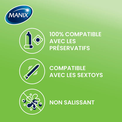 MANIX Gel Lubrifiant Aqua Aloe 80 ml