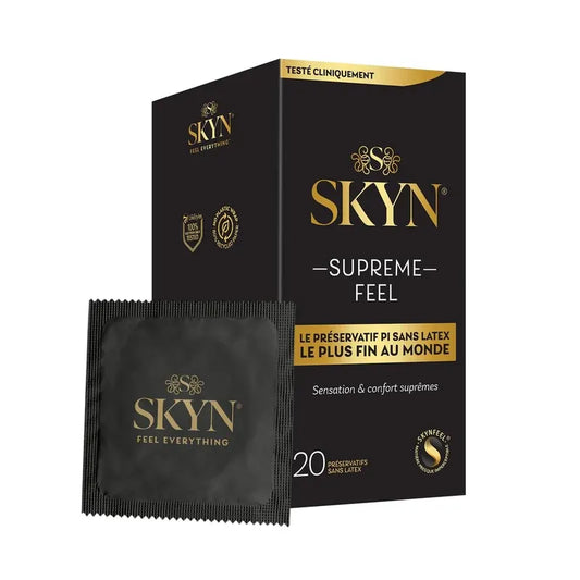 SKYN Supreme Feel Préservatifs Sans Latex – Boîte de 20