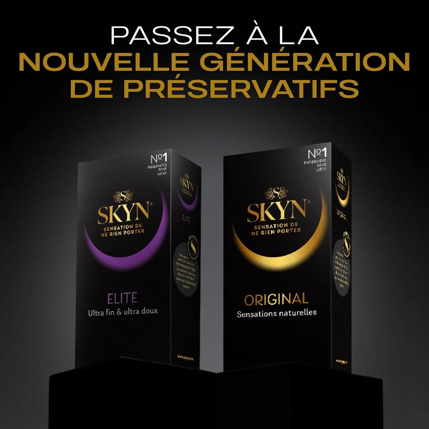 SKYN Elite Préservatifs Ultra Fine & Ultra Doux Sans Latex – Boîte de 10