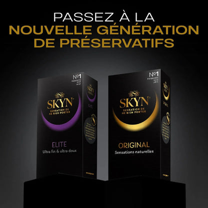 SKYN Elite Préservatifs Ultra Fine & Ultra Doux Sans Latex – Boîte de 10