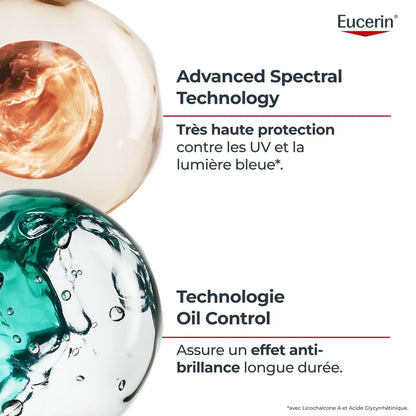EUCERIN ECRAN OIL CONTROL  TOUCHER SEC GEL CREME SPF50+