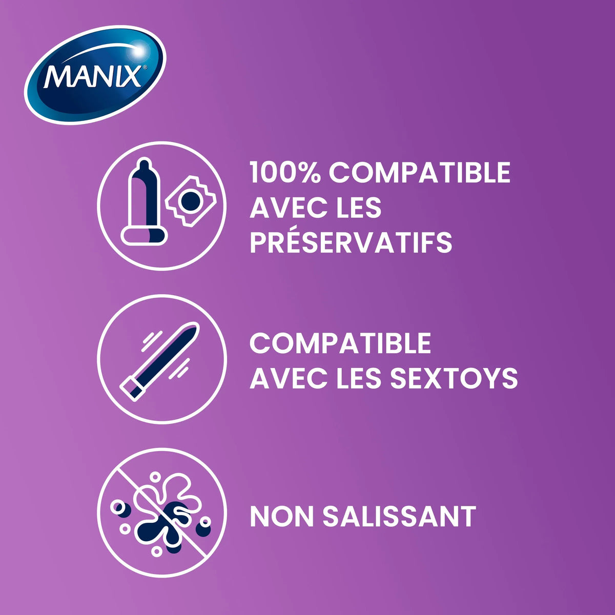 MANIX Gel Massage Stimulant Flacon 200 ml