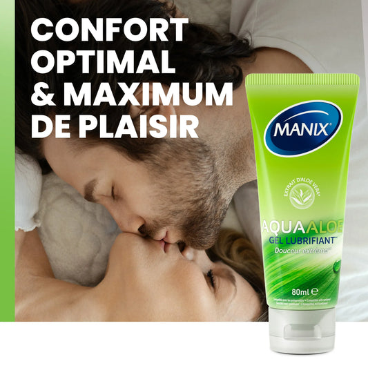 MANIX Gel Lubrifiant Aqua Aloe 80 ml
