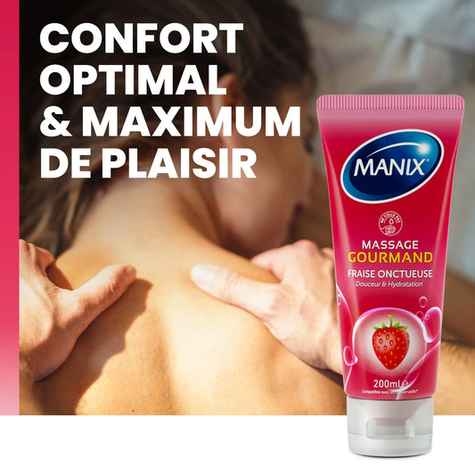 MANIX Gel Massage Gourmand Flacon 200 ml