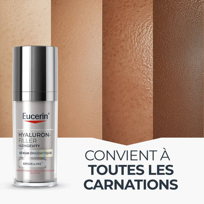 Eucerin Hyaluron-Filler + LongevitY Sérum Épigénétique Epicelline 30ml