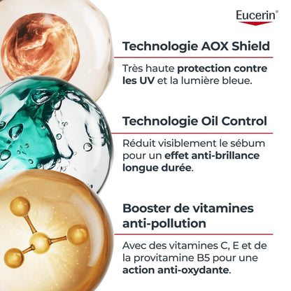 Eucerin Oil Control Sérum Ultra-Léger SPF50+ 30ml