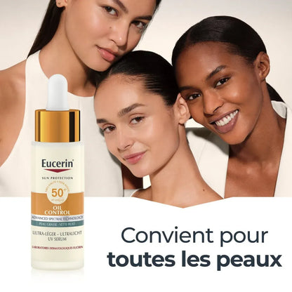 Eucerin Oil Control Sérum Ultra-Léger SPF50+ 30ml