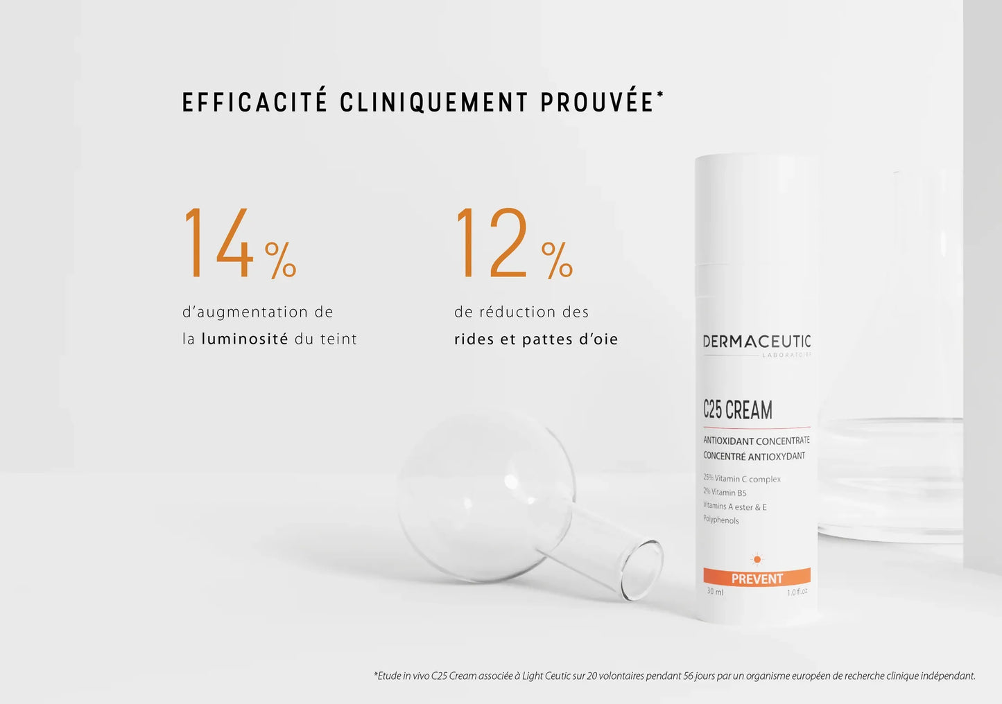 Dermaceutic – C25 Crème de jour antioxydante – 30 ml
