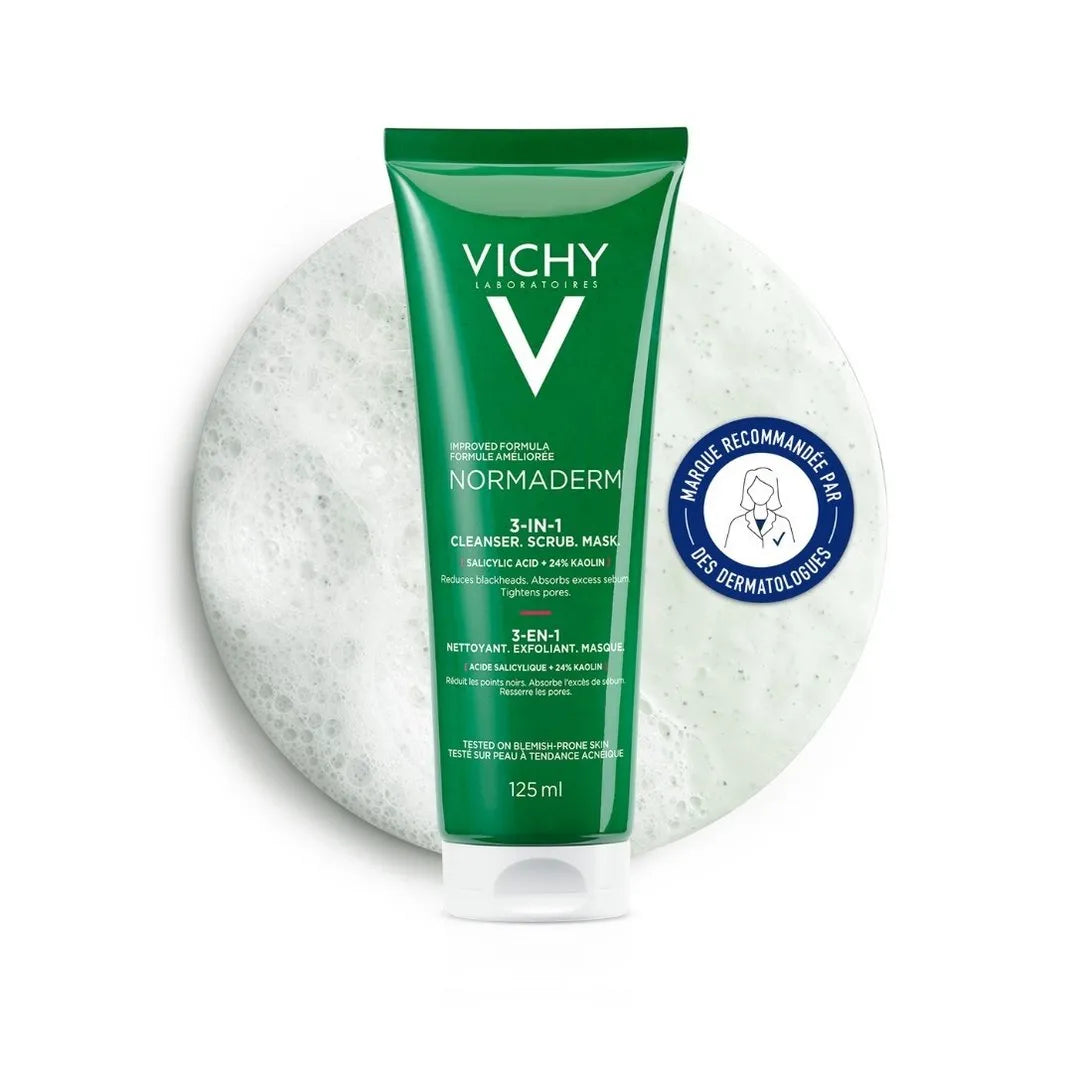 Vichy Normaderm Nettoyant 3 en 1 125ml