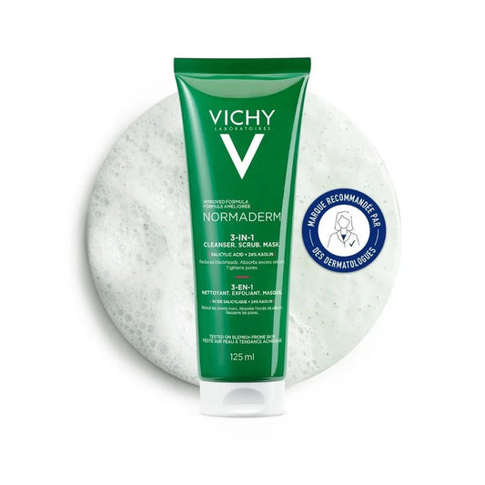 Vichy Normaderm Nettoyant 3 en 1 125ml