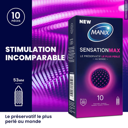 MANIX Sensation Max Boîte de 10