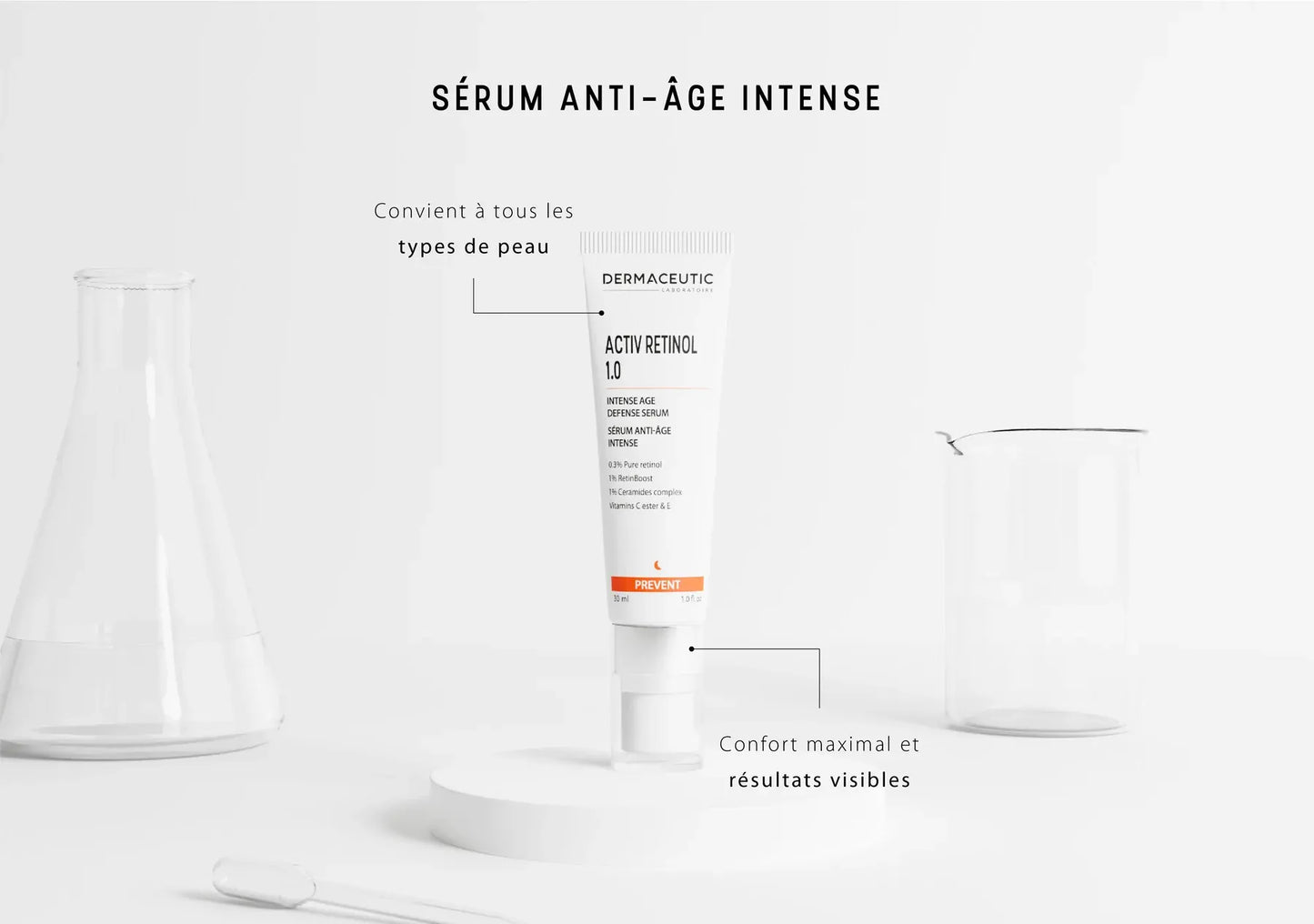 Dermaceutic Activ Retinol 1.0 Sérum Anti-Âge Intensif 30ml