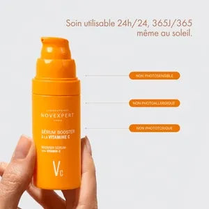 Novexpert Duo Booster Éclat Sérum Booster Vitamine C + Mousse Flash Éclat -50%