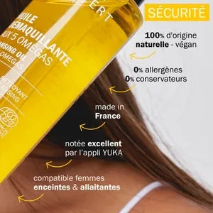NOVEXPERT Huile Démaquillante aux 5 Omégas 150ml
