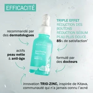 Novexpert Soin Peeling Peau Nette Trio Zinc 30ml